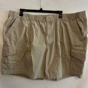Tommy‎ Bahama Men's Cargo Shorts Tan Elastic Waist Flat Front Size 4XB
